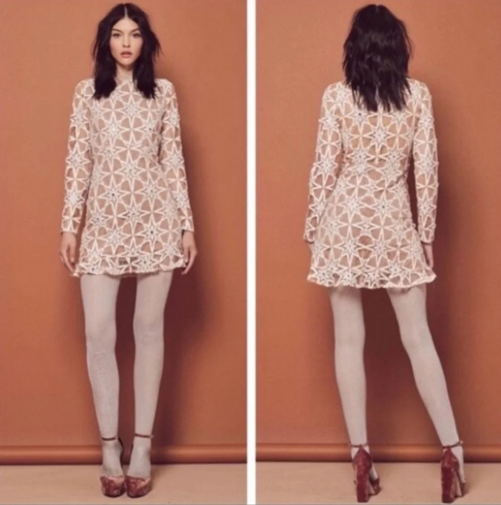 For Love And Lemons Metz Mini Dress Small - Picture 2 of 16